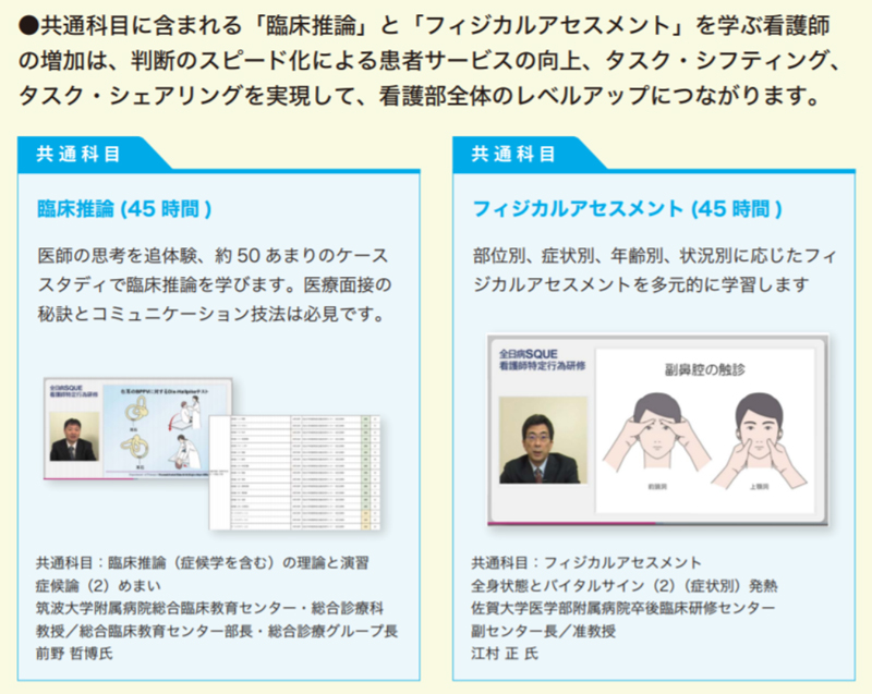 全日病SQUE看護師特定行為研修